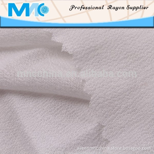 recycled 60s rayon double crinkle fabric